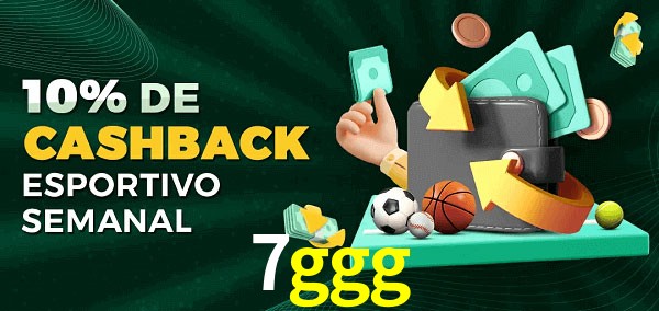 10% de bônus de cashback na 7ggg